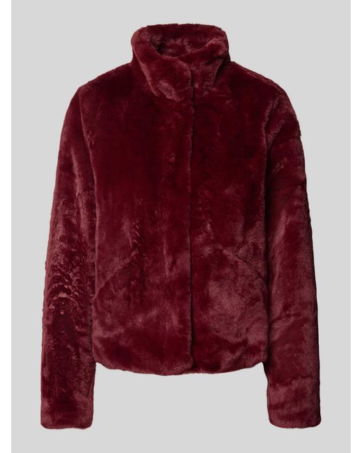 ONLY Teddy- & Faux Fur Jassen in het Red