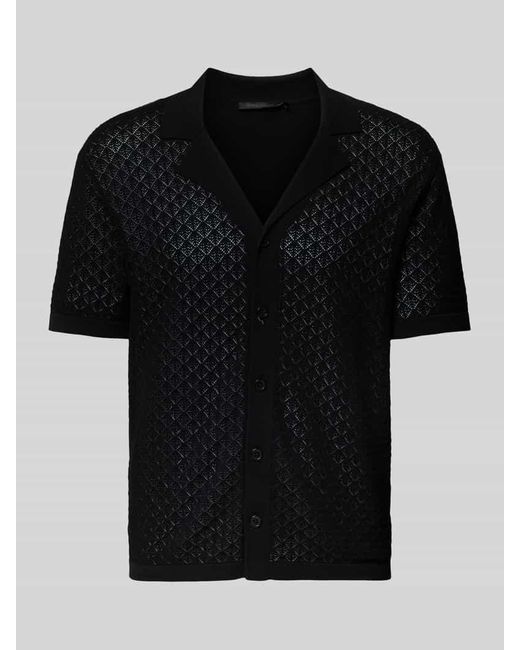 Drykorn Regular Fit Freizeithemd mit Reverskragen Modell 'Ray' in Black für Herren