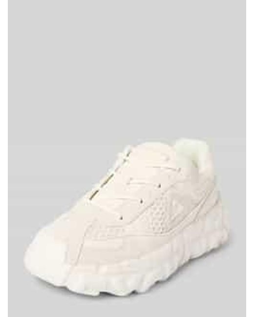 ARMANI EXCHANGE Sneakers Met Structuurmotief in het Natural voor heren