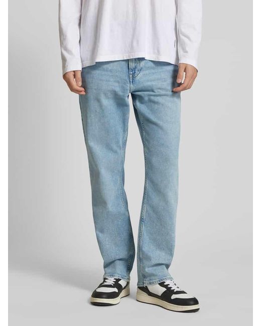 Tommy Hilfiger Regular Fit Jeans im 5-Pocket-Design Modell 'MERCER' in Blue für Herren