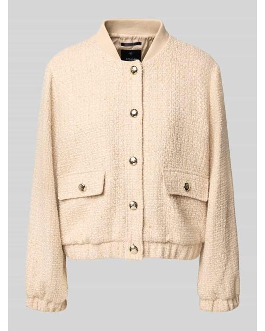 Joop! Natural Jacke mit Stehkragen und Knopfleiste Modell 'JEWEL'