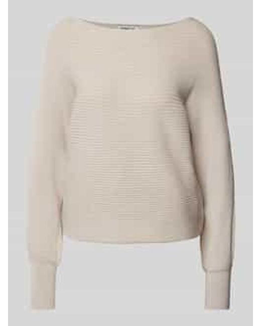 ONLY Gebreide Pullover Met Boothals in het Natural