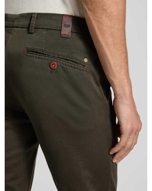 Mmx Chino mit Gesäßtaschen Modell 'Lupus' in Green für Herren