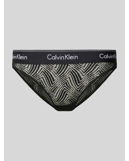 Calvin Klein Slip Met Label in het Gray
