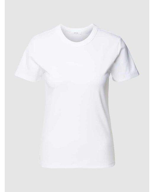 Opus White T-Shirt mit Rundhalsausschnitt Modell 'Samun'