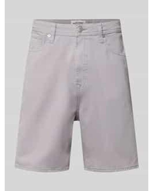 Jack & Jones Denim Shorts in het Gray voor heren