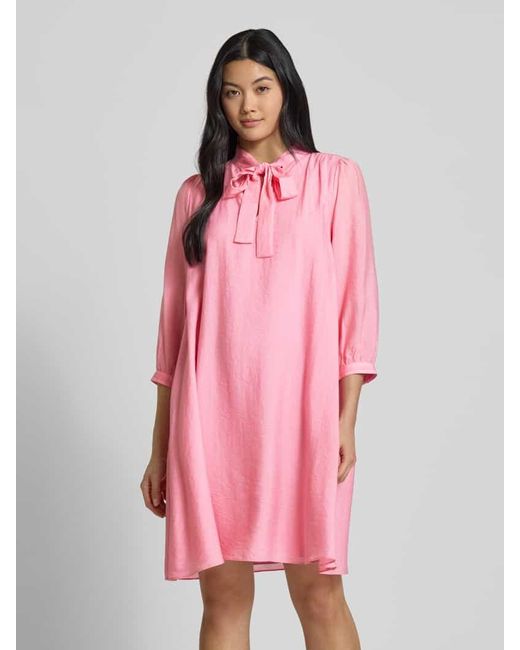 Joop! Pink Knielanges Kleid mit Schluppe Modell 'Didem'