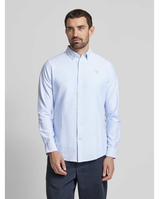 Barbour Freizeithemd Mit Knopfleiste in Blue für Herren