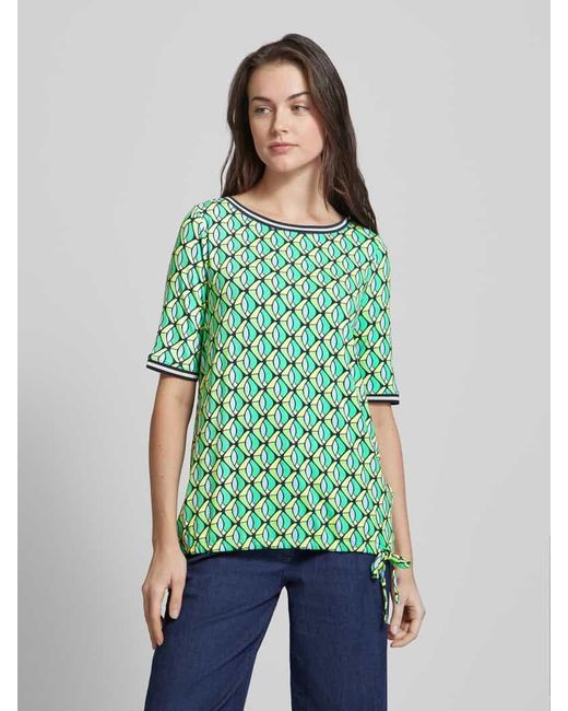 Betty Barclay Green T-Shirt mit Allover-Print