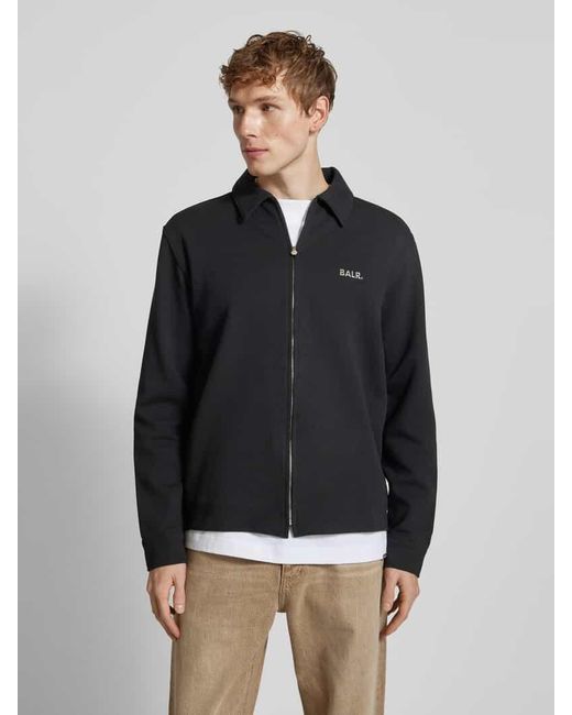 BALR Relaxed Fit Hemdjacke mit Label-Applikation Modell 'Q-Series' in Blue für Herren