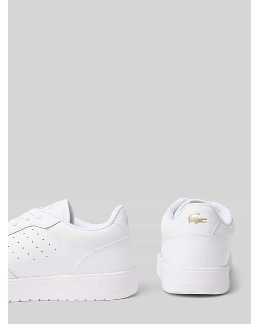 Lacoste White Sneaker mit Logo-Patch