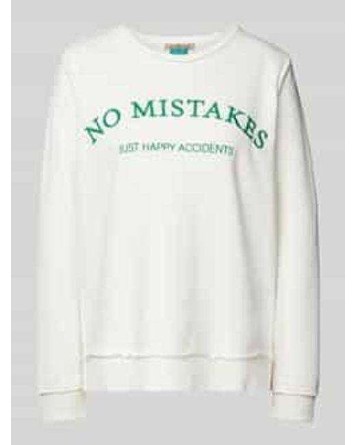 Smith & Soul Sweatshirt Met Statementstitching in het Gray