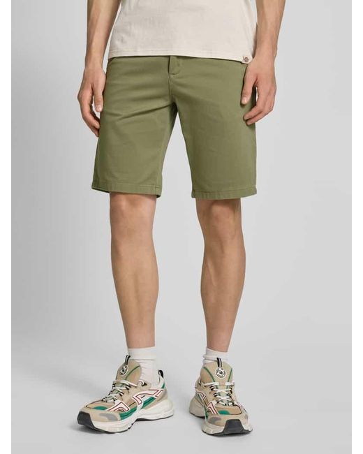 Jack & Jones Regular Fit Bermudas mit Eingrifftaschen Modell 'IBOWIE' in Green für Herren