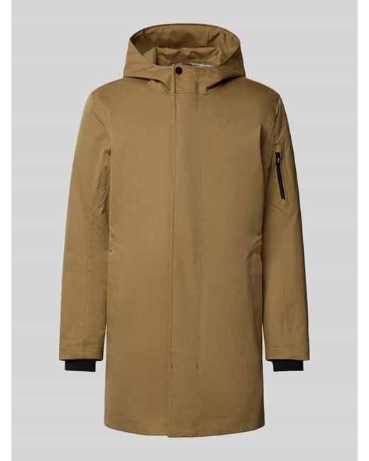 G Lab Jacke mit verdecktem Reißverschluss Modell 'Globe Evo' in Natural für Herren