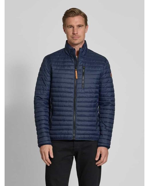 Camel Active Steppjacke mit Stehkragen in Blue für Herren