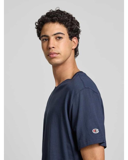 Champion T-Shirt mit Logo-Badge im 2er-Pack in Blue für Herren