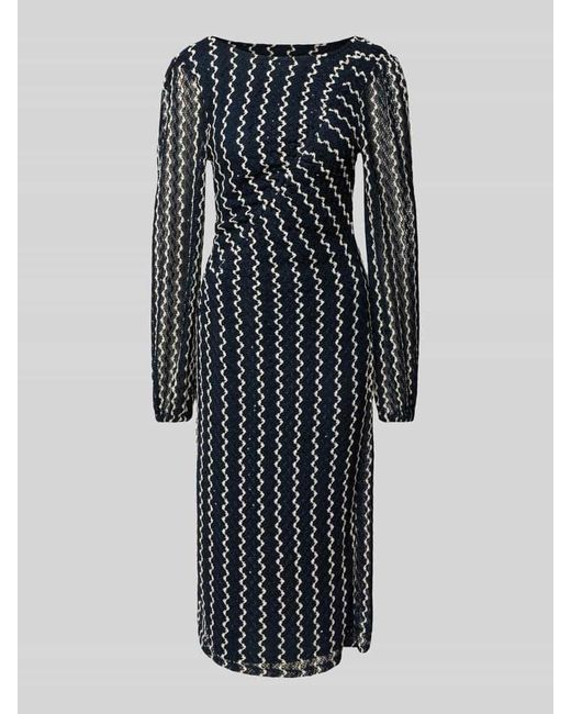 Vila Blue Midikleid mit Rundhalsausschnitt Modell 'ELLEN'