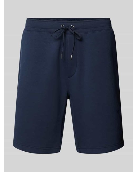 Polo Ralph Lauren Regular Fit Sweatshorts mit Logo-Stitching in Blue für Herren