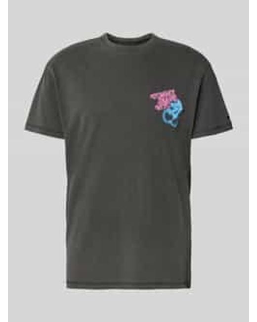 Tommy Hilfiger Regular Fit T-Shirt Van Puur Katoen in het Green voor heren