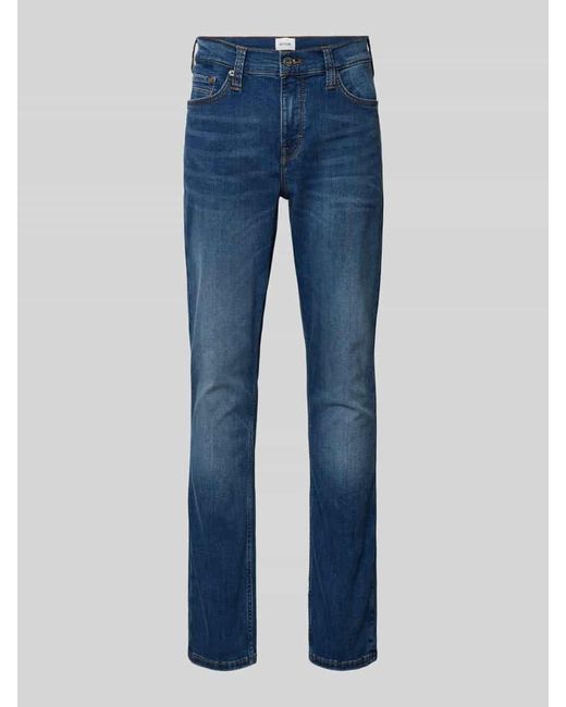 Mustang Straight Leg Jeans im 5-Pocket-Design Modell 'Vegas' in Blue für Herren