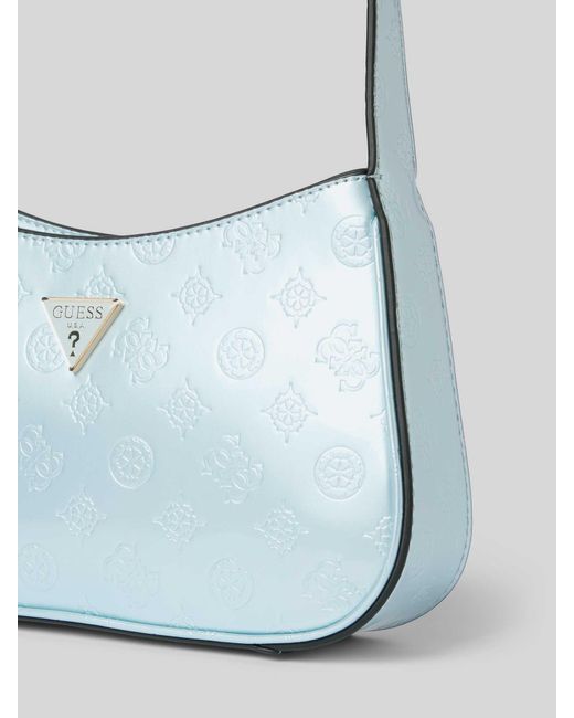 Guess Handtas Met Labelapplicatie in het Blue
