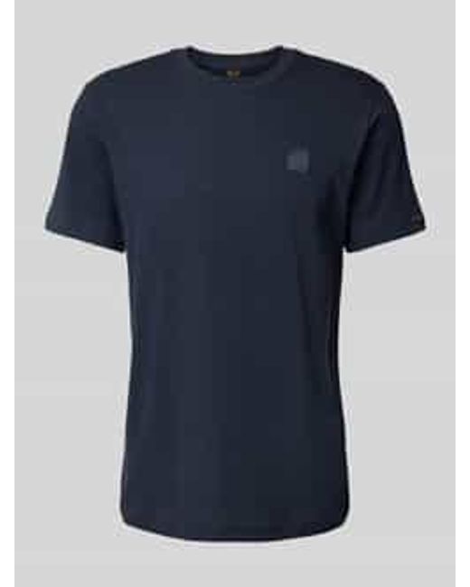 PME LEGEND T-shirt Met Labelpatch in het Blue voor heren