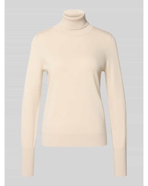 Jake*s Natural Regular Fit Rollkragenpullover in Strick-Optik