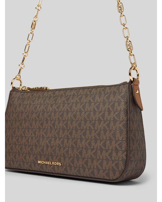 MICHAEL Michael Kors Handtas Met Labelapplicatie in het Gray