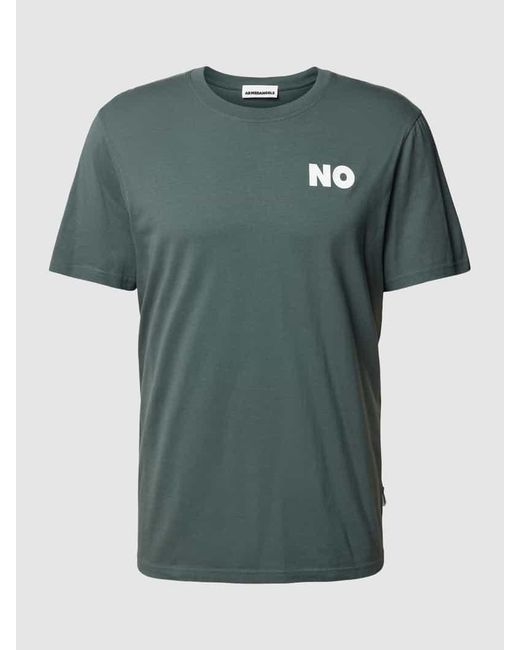 ARMEDANGELS T-Shirt mit Statement-Print in Green für Herren