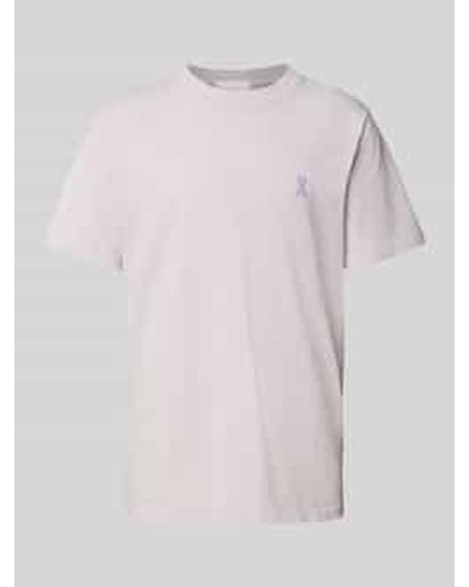 ARMEDANGELS Regular Fit T-Shirt Van Puur Katoen in het Pink voor heren