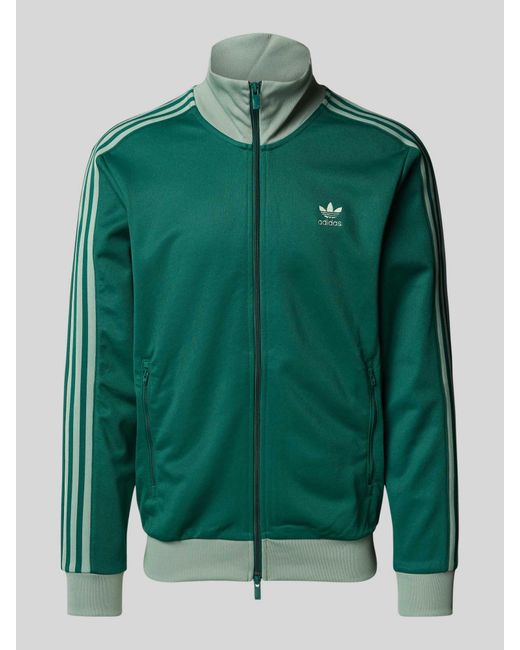 Adidas Originals Regular Fit Trainingsjack Met Logostitching in het Green voor heren