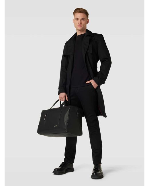 Tommy Hilfiger Duffle Bag mit Strukturmuster Modell 'PIQUE' in Black für Herren