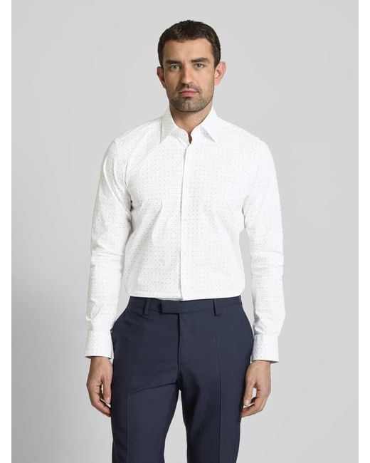 Boss Regular Fit Business-Hemd mit Kentkragen Modell 'Joe' in White für Herren