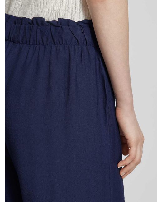 Fransa Blue Regular Fit Culotte mit elastischem Bund Modell 'Hot'