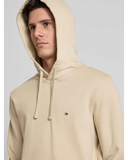 Tommy Hilfiger Regular Fit Hoodie aus reiner Baumwolle in Natural für Herren