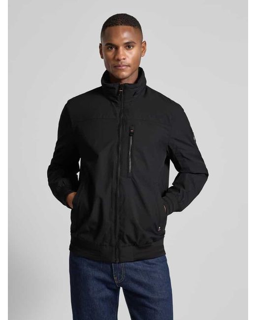 Tom Tailor Regular Fit Funktionsjacke Aus Stretch-Material in Black für Herren