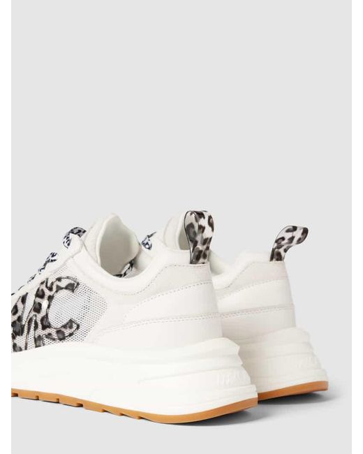 Marc Cain Bags & Shoes White Sneaker mit Animal-Print