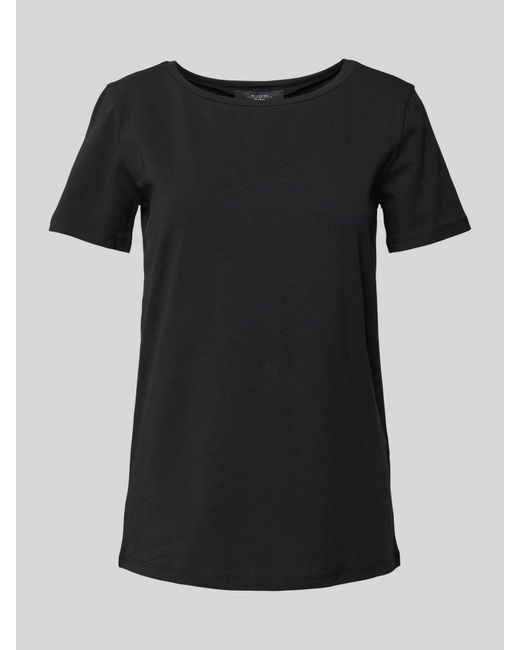 Weekend by Maxmara T-Shirt Met Ronde Hals, Model 'Multib' in het Black