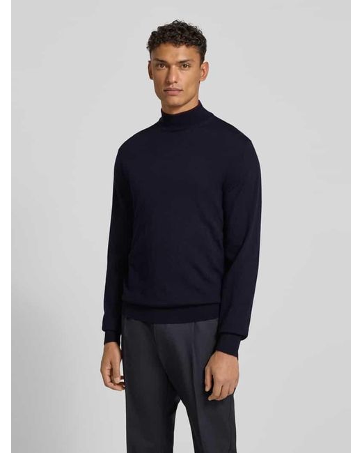 Cruna Strickpullover aus reiner Wolle in Blue für Herren