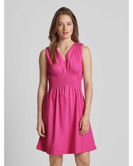 Boss Pink Knielanges Kleid
