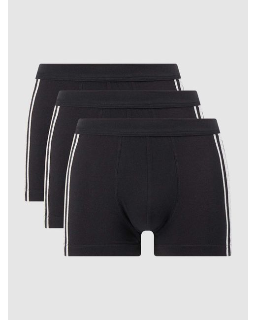 Schiesser Boxershort Met Stretch in het Blue voor heren