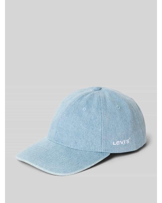 Levi's Basecap mit Label-Stitching in Blue für Herren