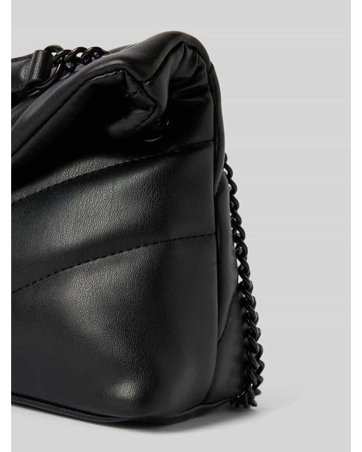 Steve Madden Black Crossbody Bag mit Logo-Applikation Modell 'Belz'