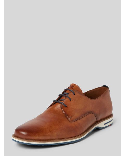 Lloyd Derby-Schuhe aus Leder Modell 'DAKIN' in Brown für Herren