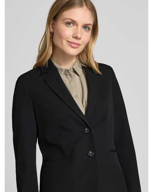 christian berg Blazer Met Paspelzakken in het Black