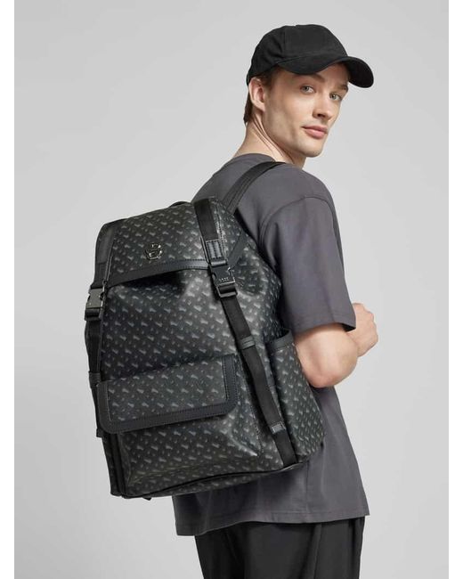 Boss Rucksack Mit Label-Applikation Modell 'Icon' in Black für Herren