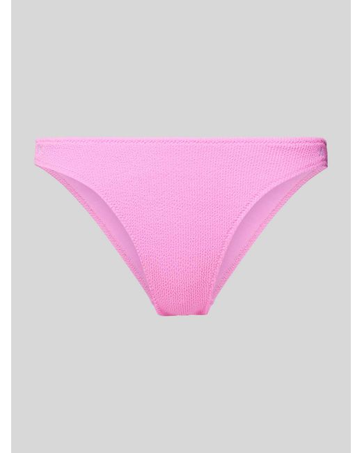 Banana Moon Pink Bikini-Hose mit Strukturmuster Modell 'NAIDA SCRUNCHY'