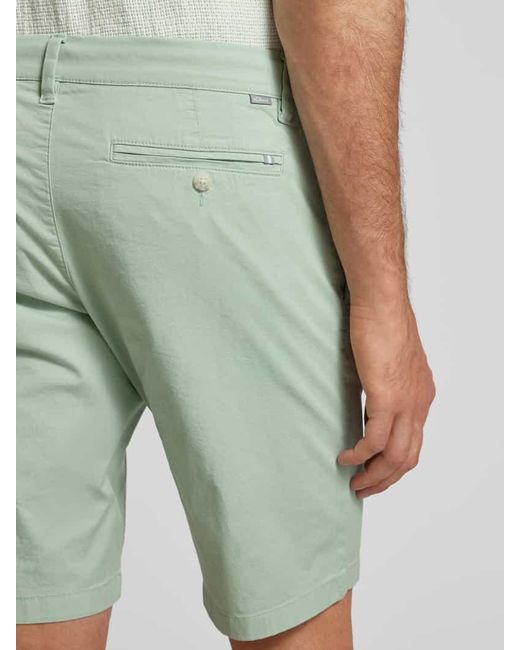 S.oliver Regular Fit Chino-Shorts mit Gesäßtaschen in Green für Herren