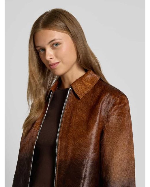 Samsøe & Samsøe Brown Jacke mit Umlegekragen Modell 'SALYLO'