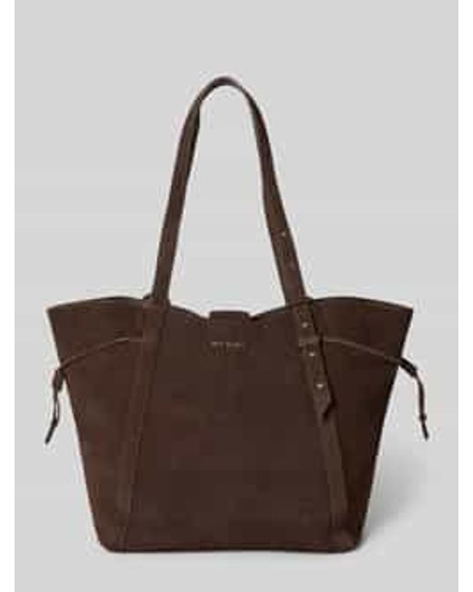 HEY MARLY Shopper Met Labelopschrift, Model 'Pretty Wonder' in het Brown